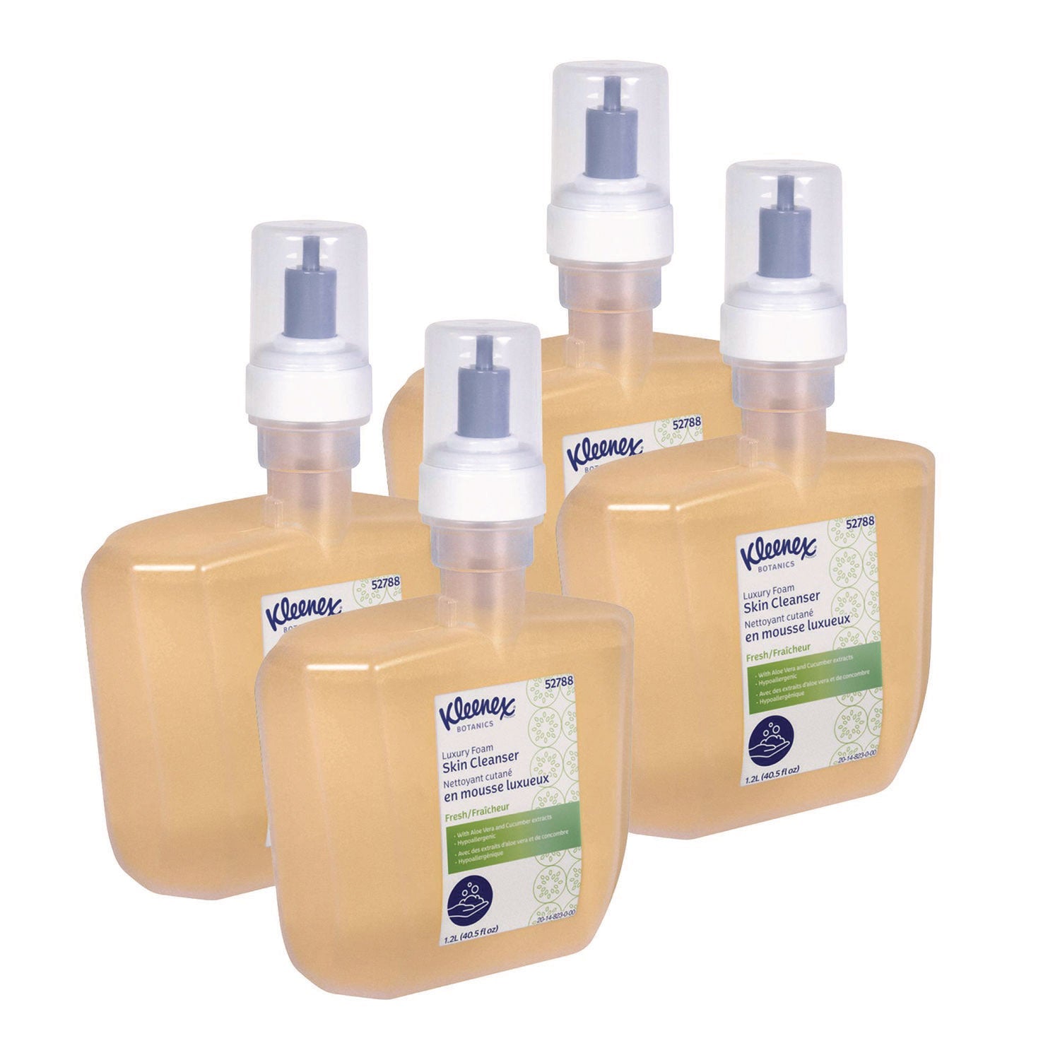 kleenex-botanics-luxury-foam-skin-cleanser-fresh-scent-1-200-ml-refill-4-carton-kcc52788_1